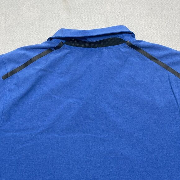 Nike Golf Tour Performance Polo Men XL Blue‎ Dri-FIT Short Sleeve Ventilated - Picture 9 of 12